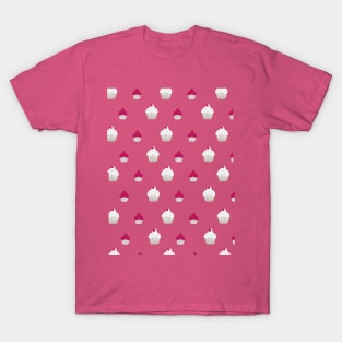 Cute Cupcake Pattern T-Shirt